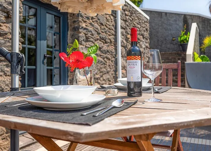 New! Nature Paradise With Ocean View & Hot Tubs Villa Fajã da Ovelha