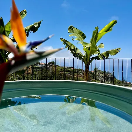 New! Nature Paradise With Ocean View & Hot Tubs Villa Fajã da Ovelha