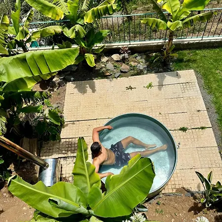New! Nature Paradise With Ocean View & Hot Tubs Villa Fajã da Ovelha