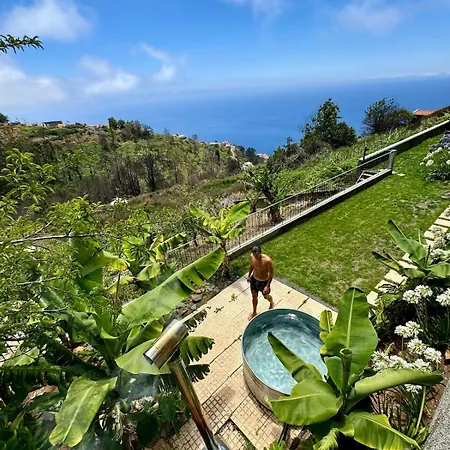 New! Nature Paradise With Ocean View & Hot Tubs * Fajã da Ovelha