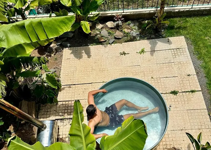 New! Nature Paradise With Ocean View & Hot Tubs Villa Fajã da Ovelha