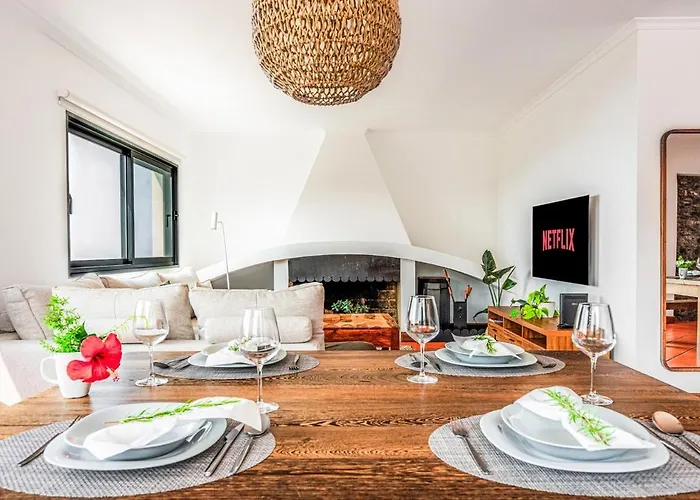 New! Nature Paradise With Ocean View & Hot Tubs * Fajã da Ovelha